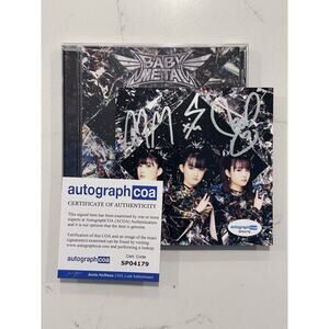 AUTOGRAPHED SIGNED Babymetal Metal Forth Su Metal CD COA ACOA #15